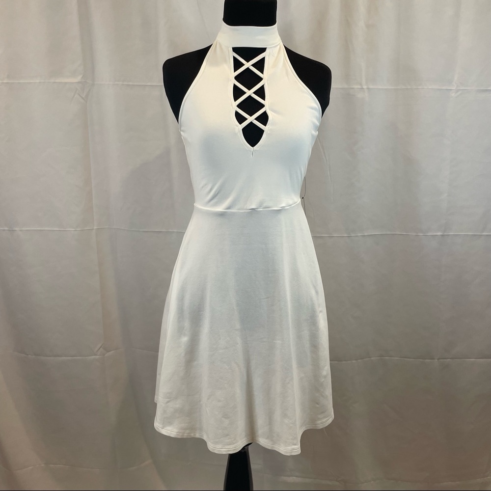 Brand new cotton halter sundress